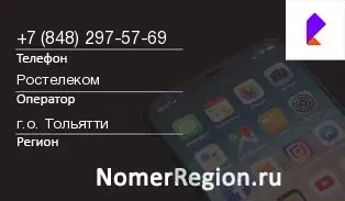 Кто звонил с 8482975769 - регион и оператор